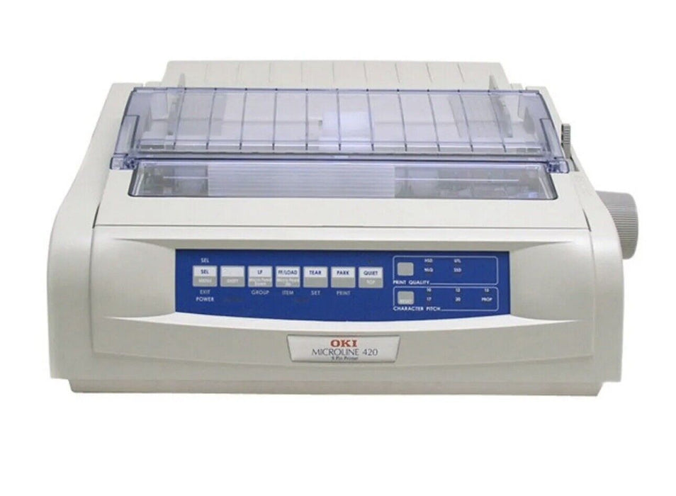 OKI Microline 420 USB/Parallel Monochrome Dot Matrix Printer
