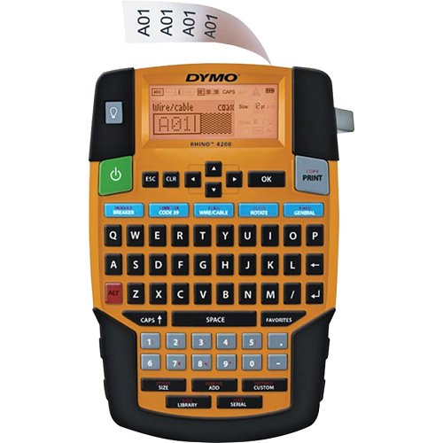 Dymo Rhino 4200 180 Dpi Industrial Label Maker/Printer Kit