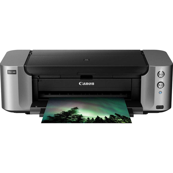Canon PIXMA PRO-100 50 Sheets 4800x2400 dpi 51ppm Wireless Professional Inkjet Photo Printer