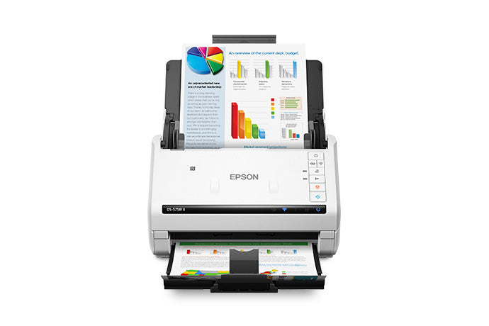 Epson DS-575W II 600 dpi 35ppm Wireless Color Duplex Document Scanner