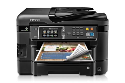 Epson WorkForce WF-3640 4800 x 2400 optimized dpi 19ppm Wireless Color All-in-One Inkjet Printer