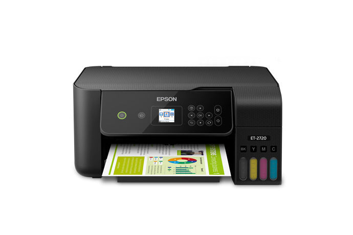 Epson EcoTank ET-2720 5760 x 1440 dpi 10ppm Wireless Color All-in-One Supertank Printer