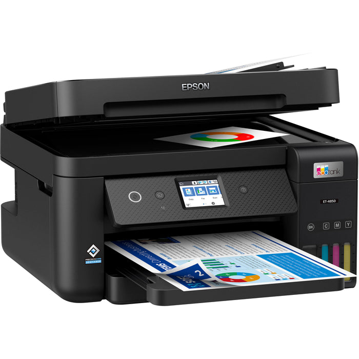 Epson EcoTank ET-4850 1200 x 2400 dpi 15.5 ISOppm All-in-One Cartridge-Free Supertank Printer
