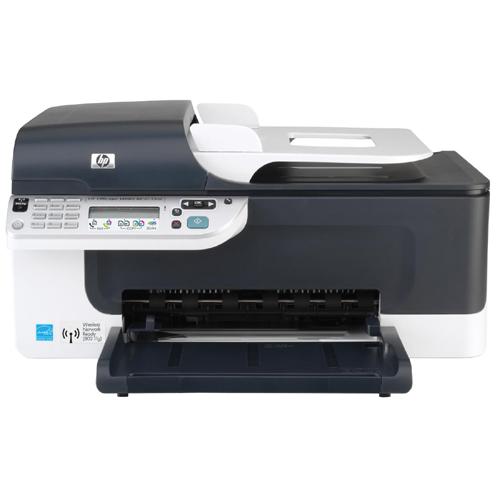 HP OfficeJet J4680 All-in-One Multifunction (Fax / Copier / Printer / Scanner ) InkJet Printer 100-Sheets 28-ppm 4800dpi x 1200dpi 32MB Memory USB 2.0 Wi-Fi