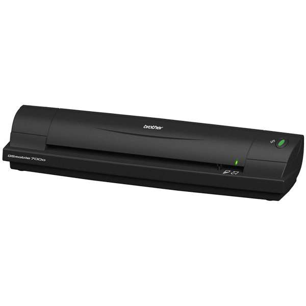 Brother DSmobile 700D 600 x 600 dpi 10 ppm Lightweight Portable Scanner Scans Two-Sided Color Documents In A Single Pass