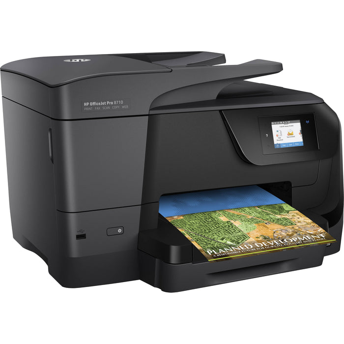 HP OfficeJet Pro 8710 4800x1200 dpi Black 22ppm / Color 18ppm Wireless All-in-One Thermal Color Inkjet Printer