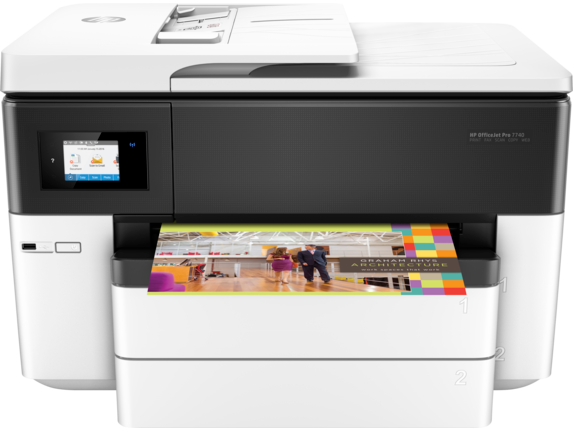 HP OfficeJet Pro 7740 All-in-One Printer with Wireless Printing
