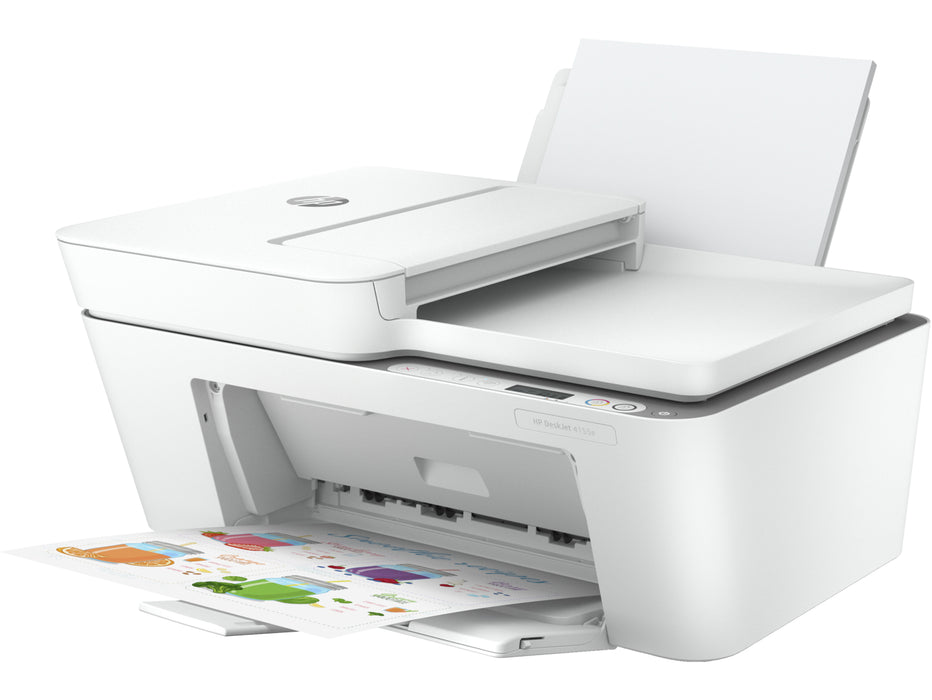 HP Deskjet 4155E All-In-One Inkjet Printer, Color Mobile Print, Copy, Scan, Send