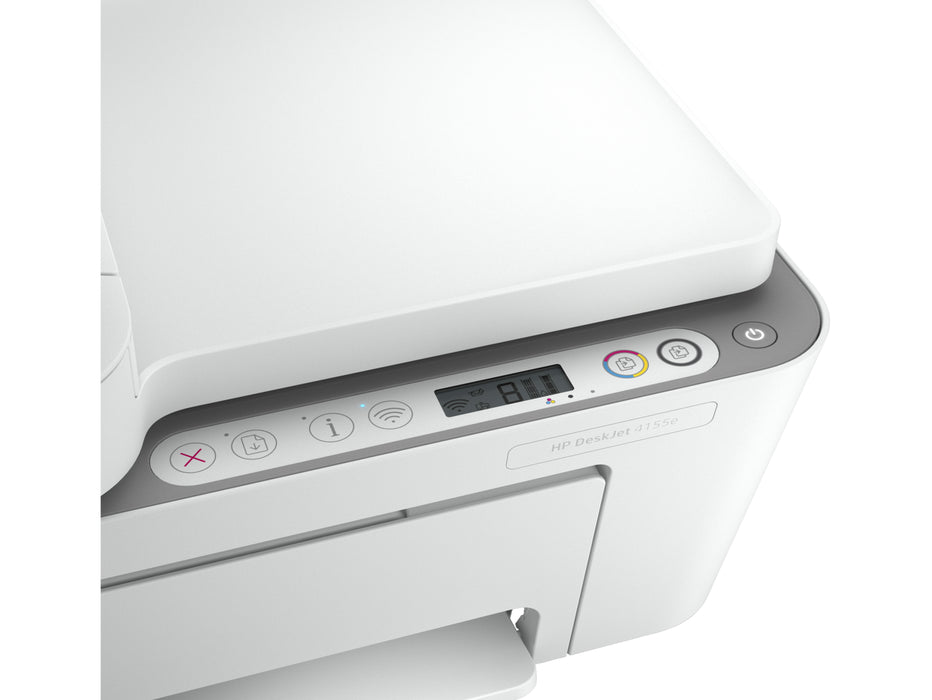 HP Deskjet 4155E All-In-One Inkjet Printer, Color Mobile Print, Copy, Scan, Send