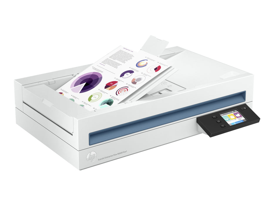 HP ScanJet Enterprise Flow N6600 fnw1 600 dpi 50ppm Flatbed Scanner