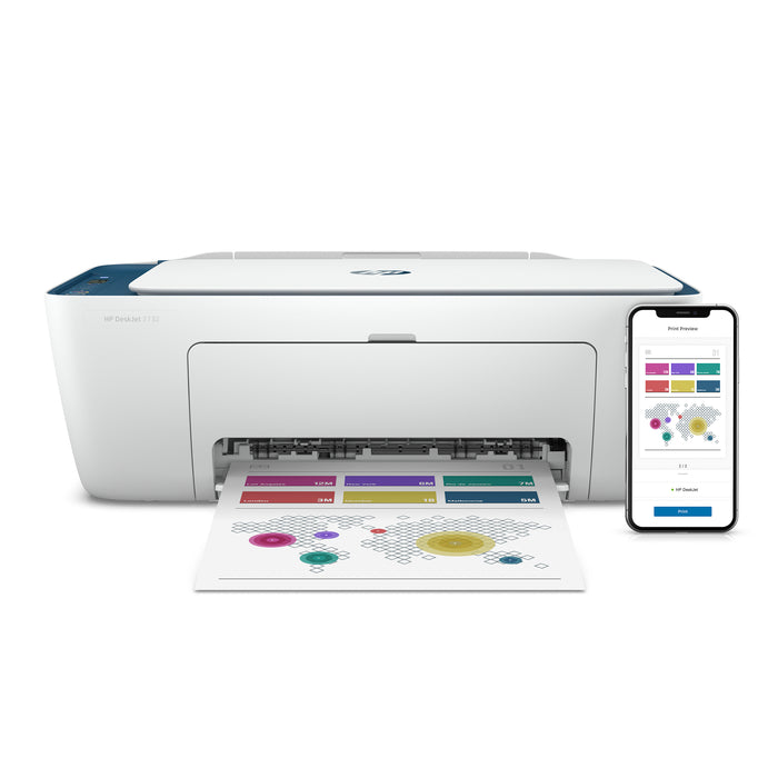 HP DeskJet 2732 Wireless All-in-One Color Inkjet Printer