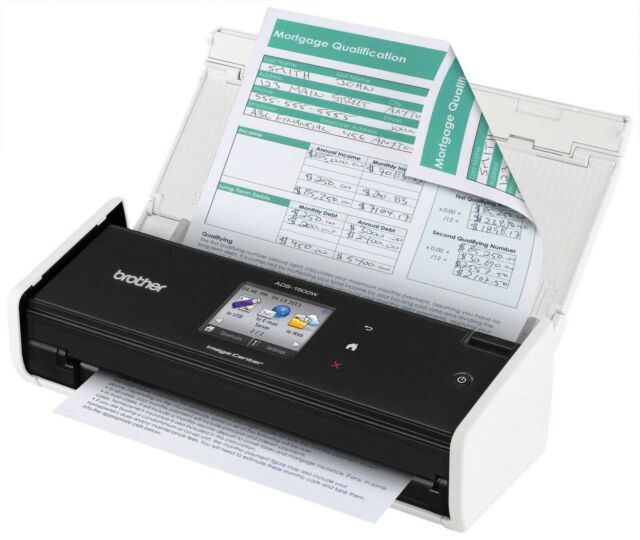 Brother 18 ppm 1200 x 1200 dpi Wireless Document Scanner