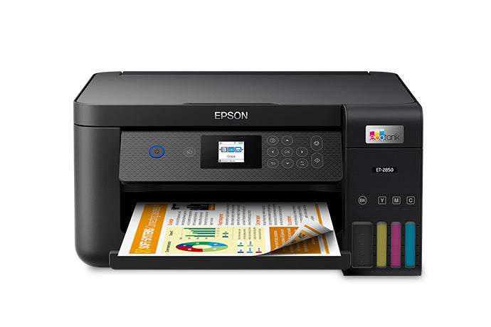 Epson EcoTank ET-2850 4800 x 1200 dpi 10ppm Wireless Color All-in-One Printer