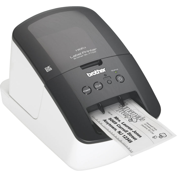 Brother 300 x 600 dpi 93 ppm Wireless Thermal Label Maker Printer